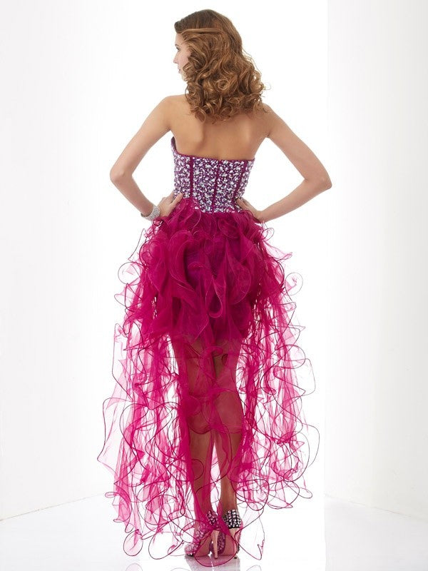 Vestido de fiesta corto de satén elástico tejido sin mangas con escote corazón y cuentas